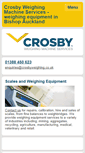 Mobile Screenshot of crosbyweighing.co.uk